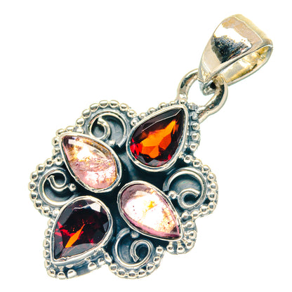 Garnet Pendants handcrafted by Ana Silver Co - PD18994