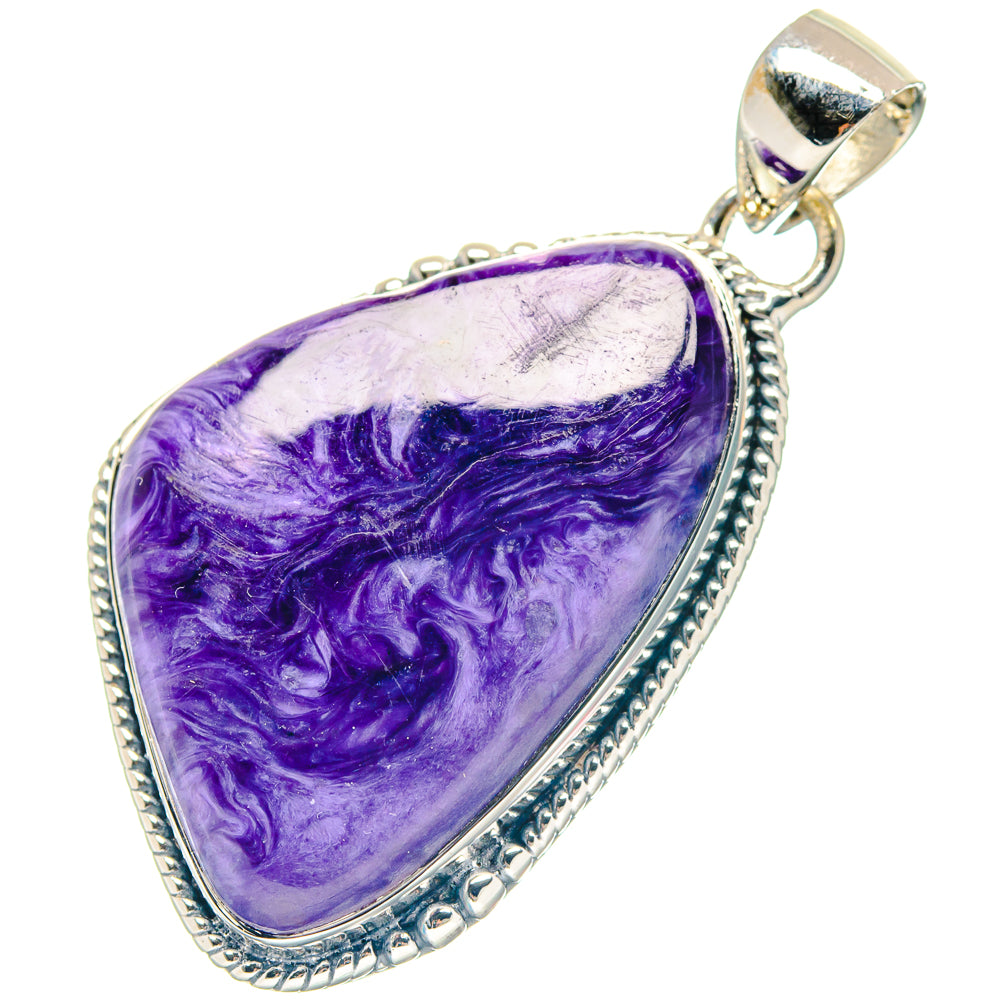 Charoite Pendants handcrafted by Ana Silver Co - PD18999