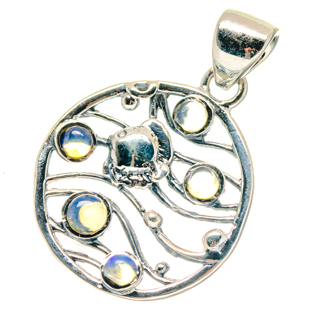 Ethiopian Opal Pendants handcrafted by Ana Silver Co - PD19015
