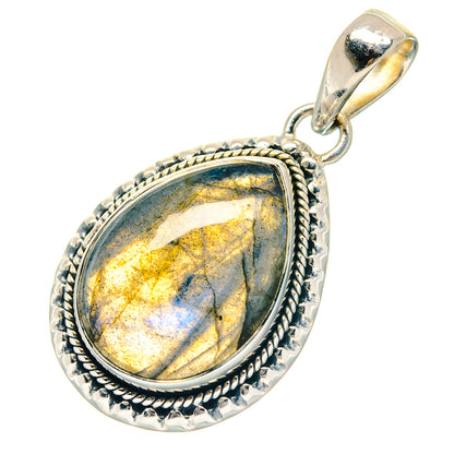 Labradorite Pendants handcrafted by Ana Silver Co - PD19020