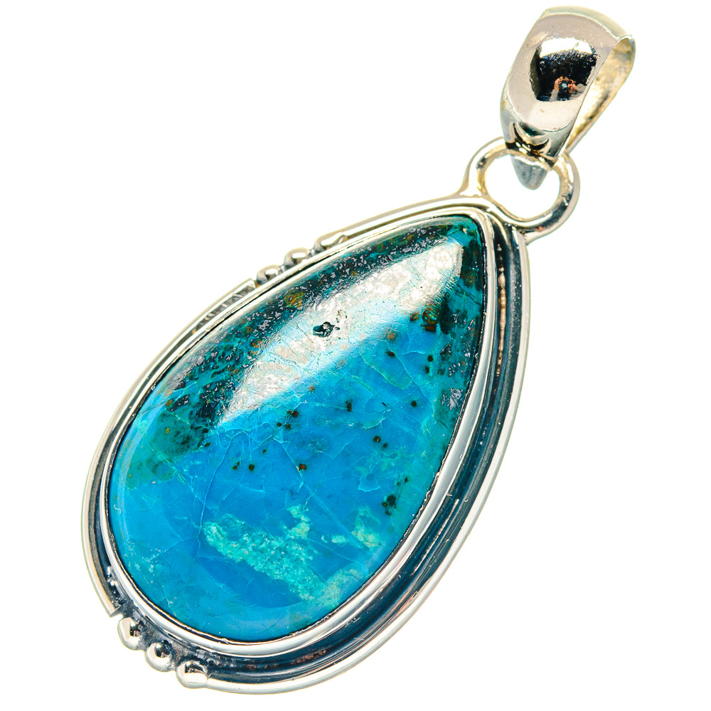 Chrysocolla Pendants handcrafted by Ana Silver Co - PD19021