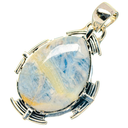 Blue Scheelite Pendants handcrafted by Ana Silver Co - PD19026