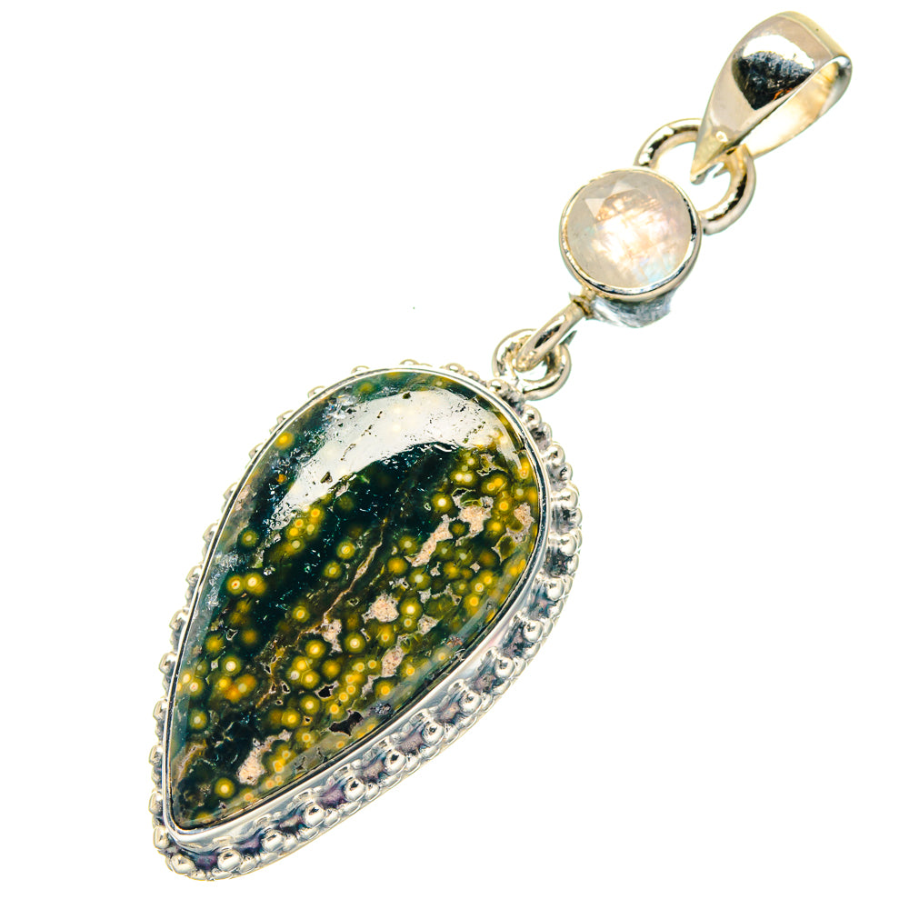 Ocean Jasper Pendants handcrafted by Ana Silver Co - PD19035