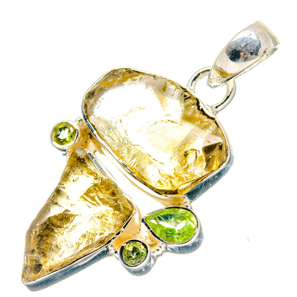 Citrine Pendants handcrafted by Ana Silver Co - PD19054