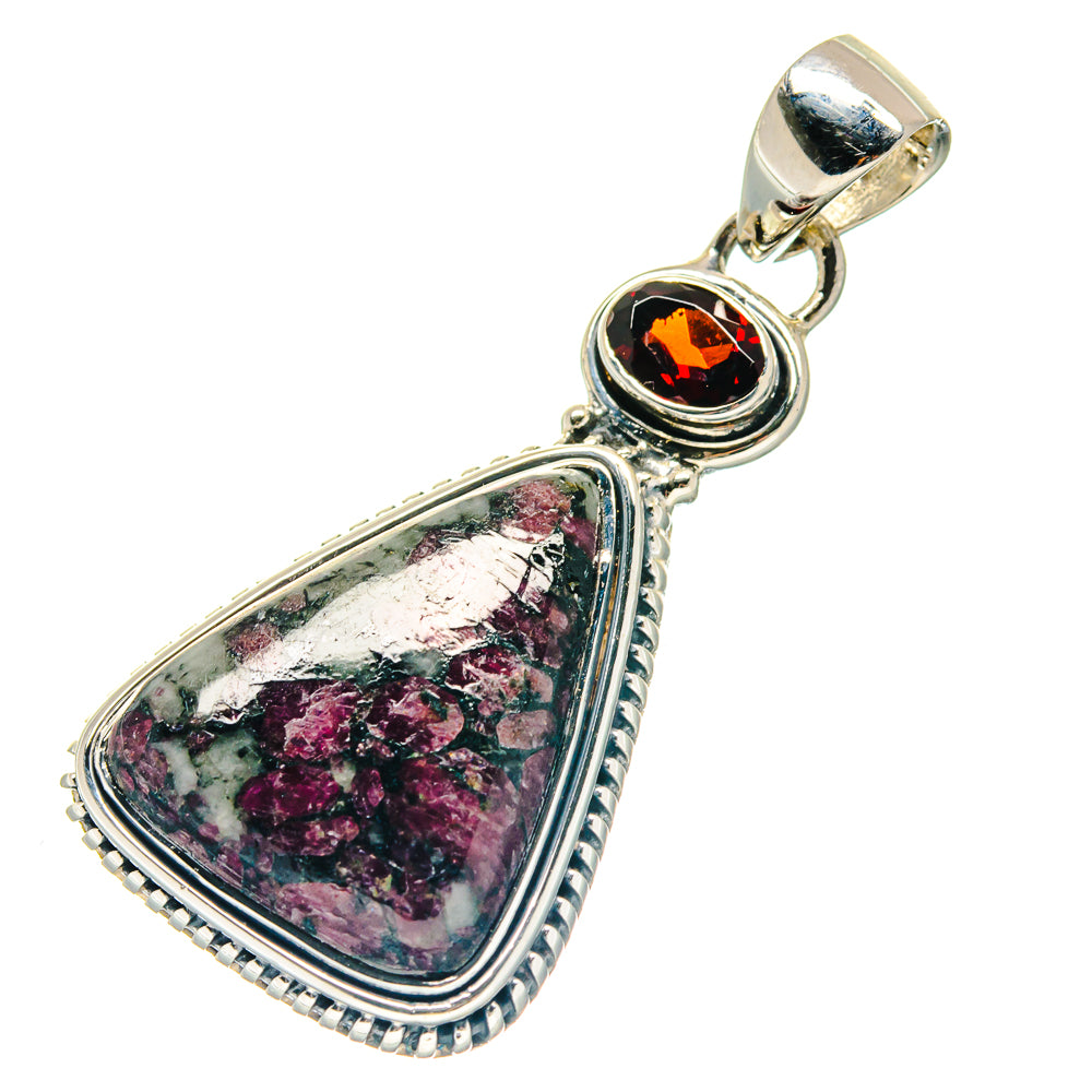 Russian Eudialyte Pendants handcrafted by Ana Silver Co - PD19070