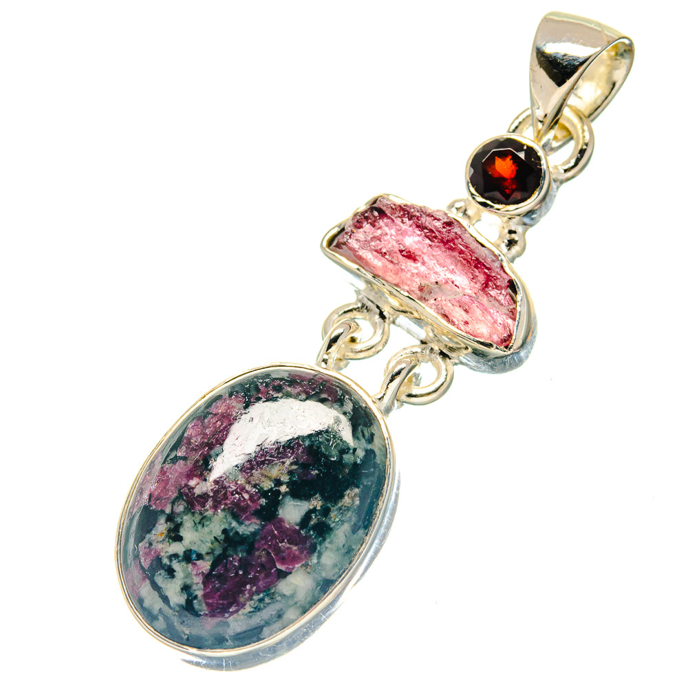 Russian Eudialyte Pendants handcrafted by Ana Silver Co - PD19071