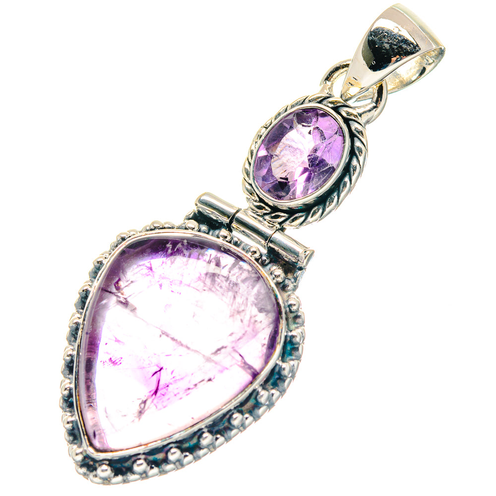 Amethyst Pendants handcrafted by Ana Silver Co - PD19073