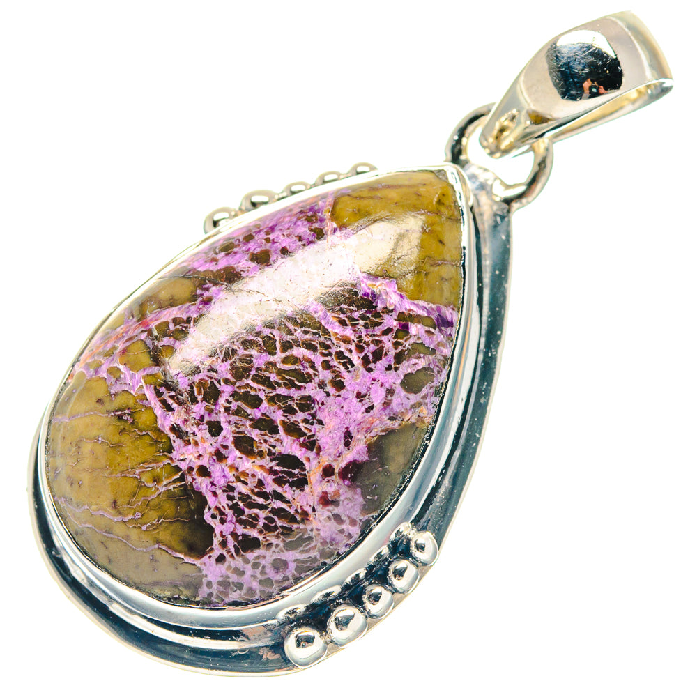 Stichtite Pendants handcrafted by Ana Silver Co - PD19074
