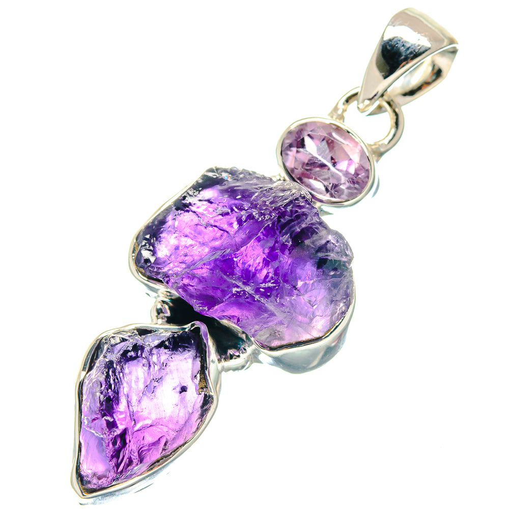 Amethyst Pendants handcrafted by Ana Silver Co - PD19075