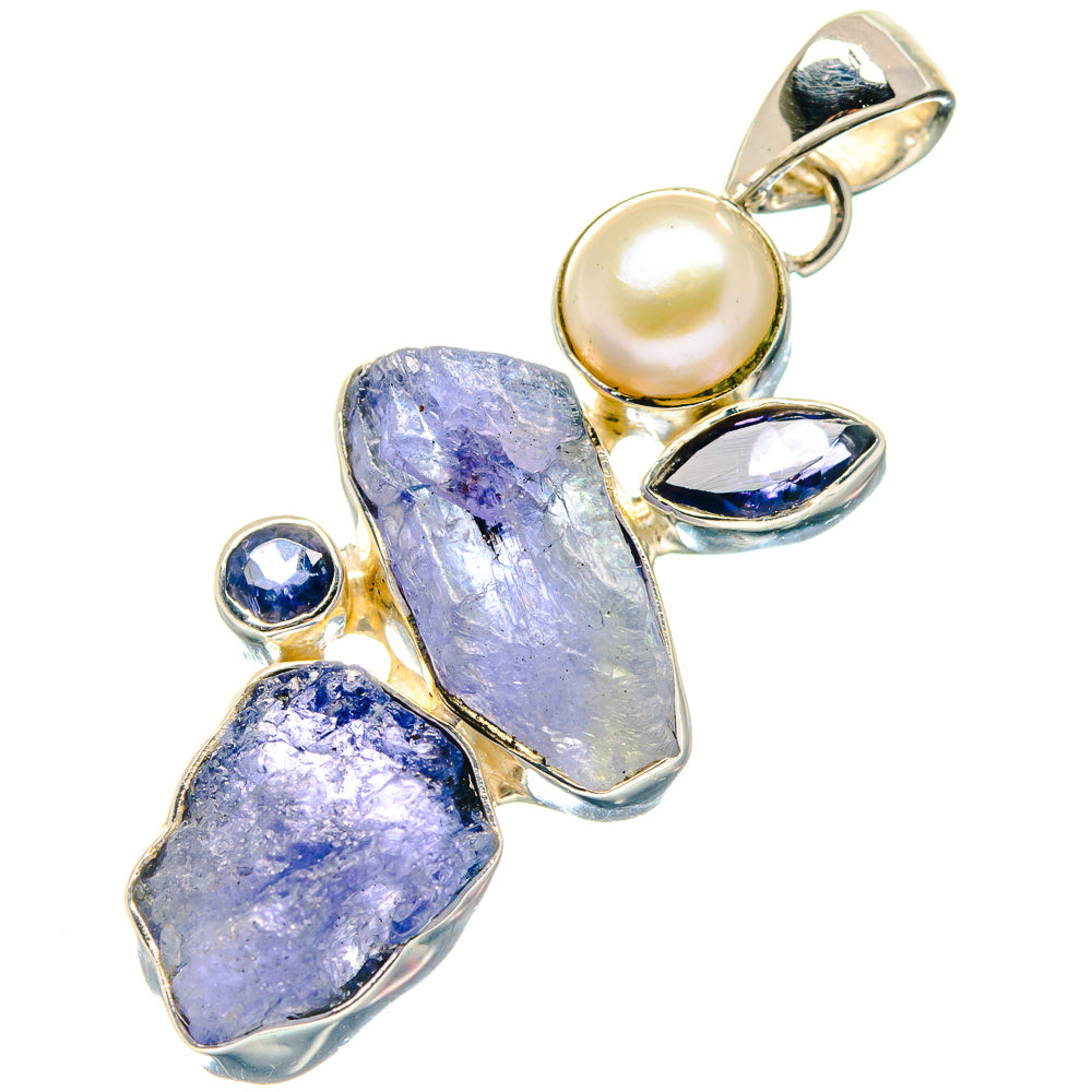 Tanzanite Pendants handcrafted by Ana Silver Co - PD19077
