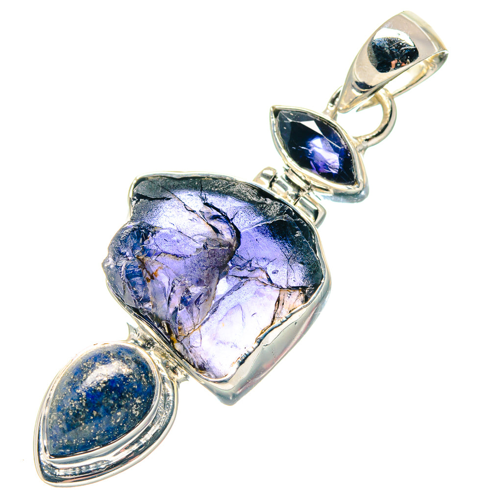 Tanzanite Pendants handcrafted by Ana Silver Co - PD19079