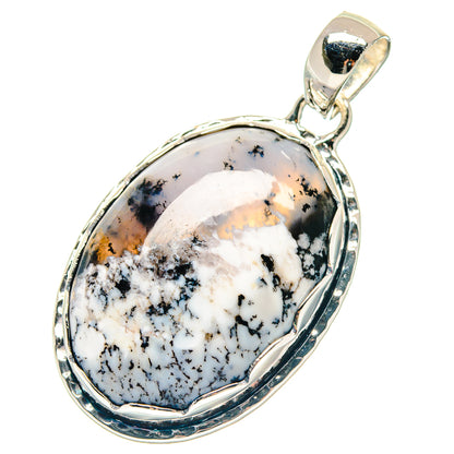 Dendritic Opal Pendants handcrafted by Ana Silver Co - PD19093