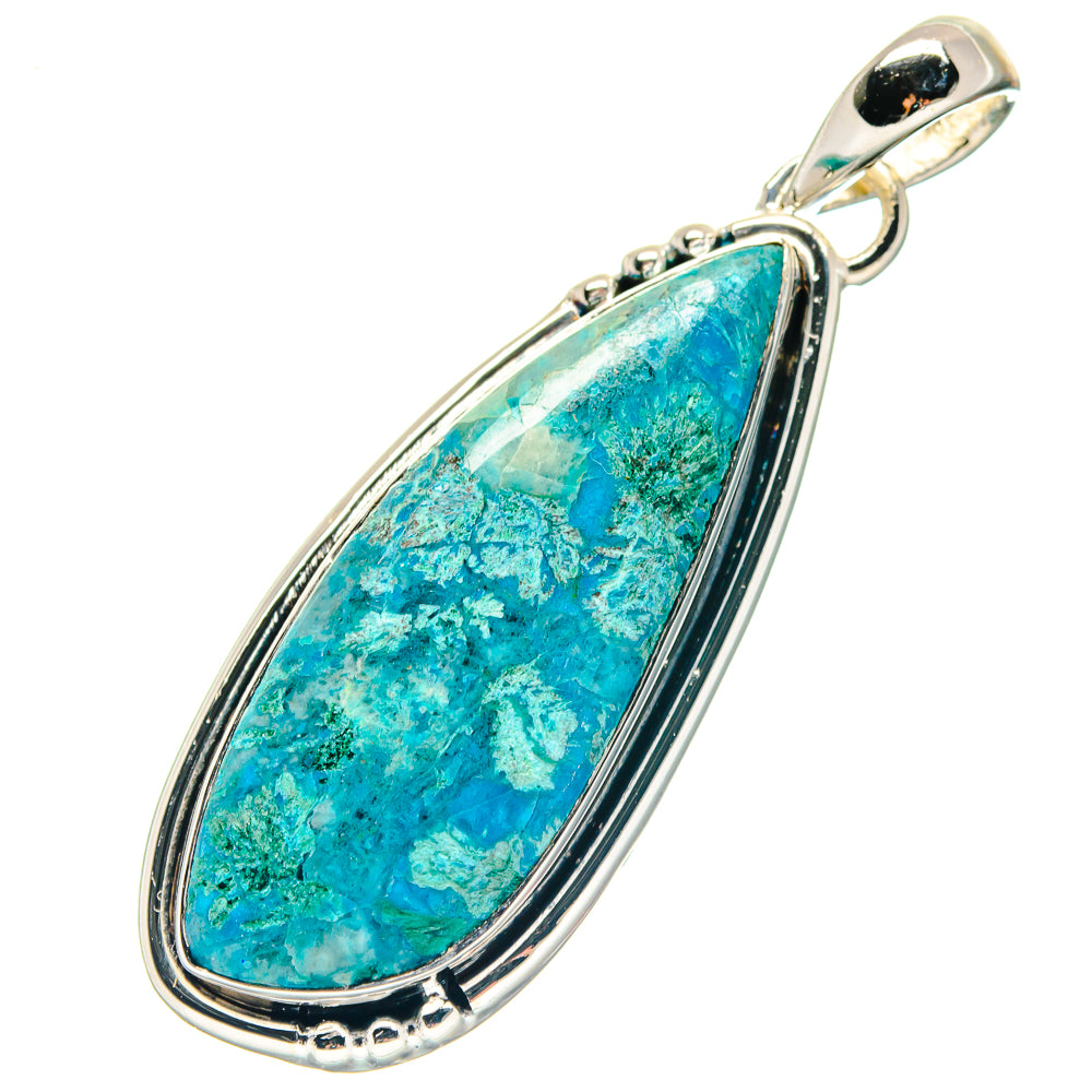 Chrysocolla Pendants handcrafted by Ana Silver Co - PD19100