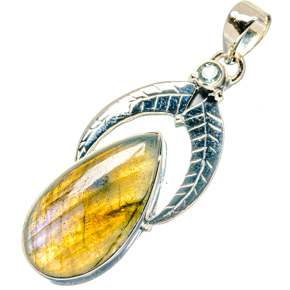 Labradorite Pendants handcrafted by Ana Silver Co - PD19101