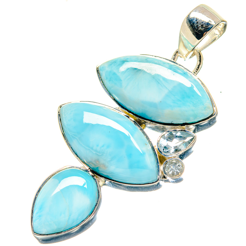 Larimar Pendants handcrafted by Ana Silver Co - PD19102
