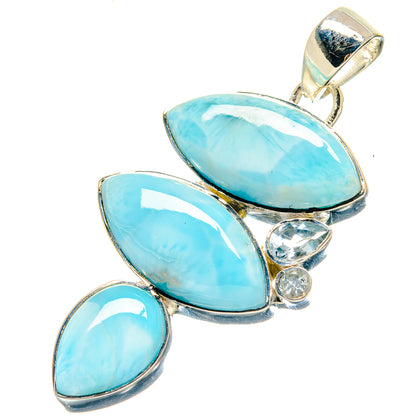 Larimar Pendants handcrafted by Ana Silver Co - PD19102