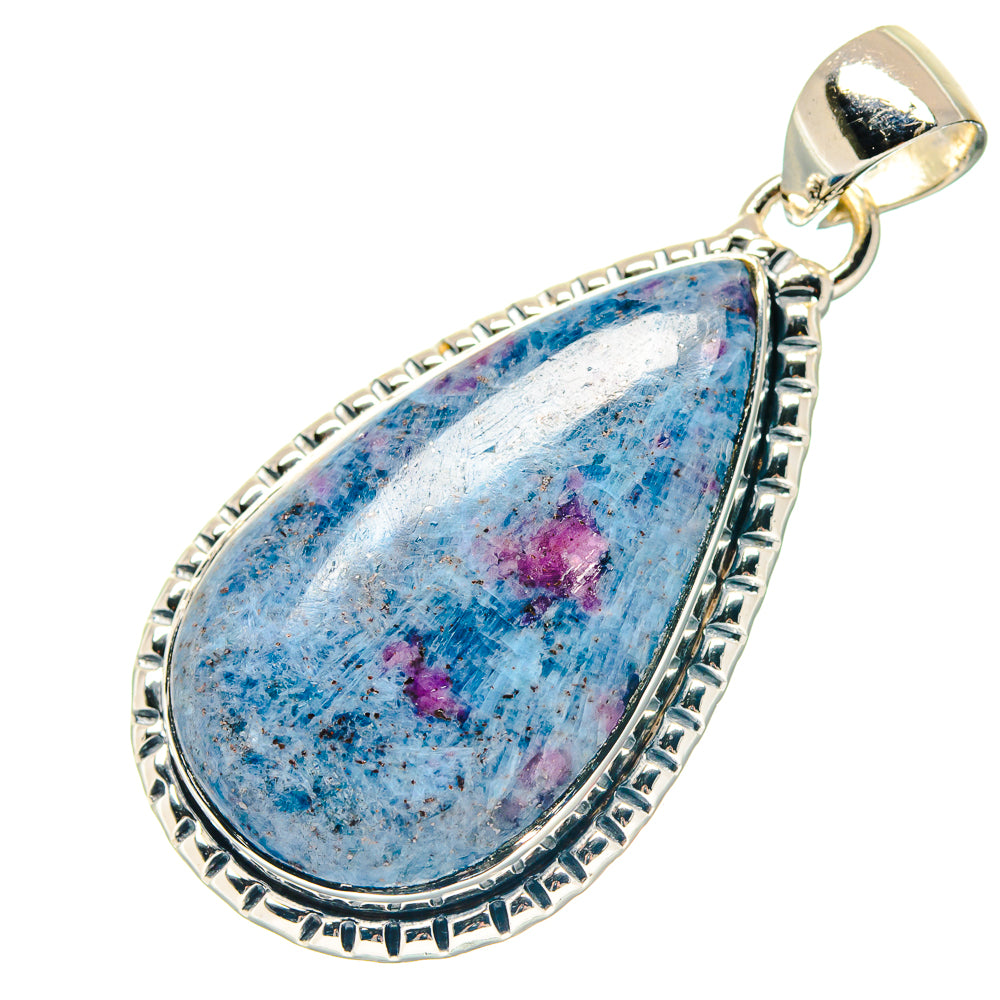 Ruby Fuchsite Pendants handcrafted by Ana Silver Co - PD19108