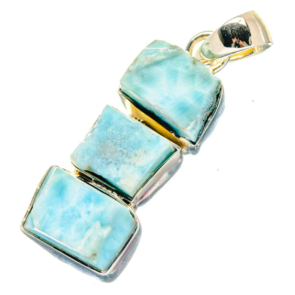 Larimar Pendants handcrafted by Ana Silver Co - PD19110