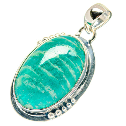 Amazonite Pendants handcrafted by Ana Silver Co - PD19112