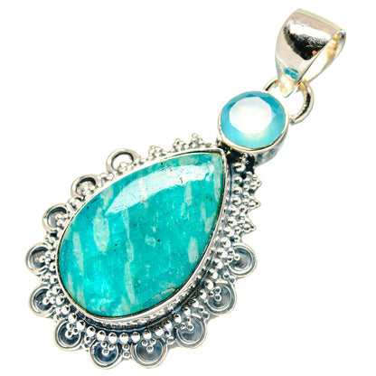 Amazonite Pendants handcrafted by Ana Silver Co - PD19113
