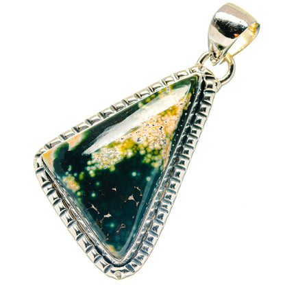 Ocean Jasper Pendants handcrafted by Ana Silver Co - PD19114 - Photo 2