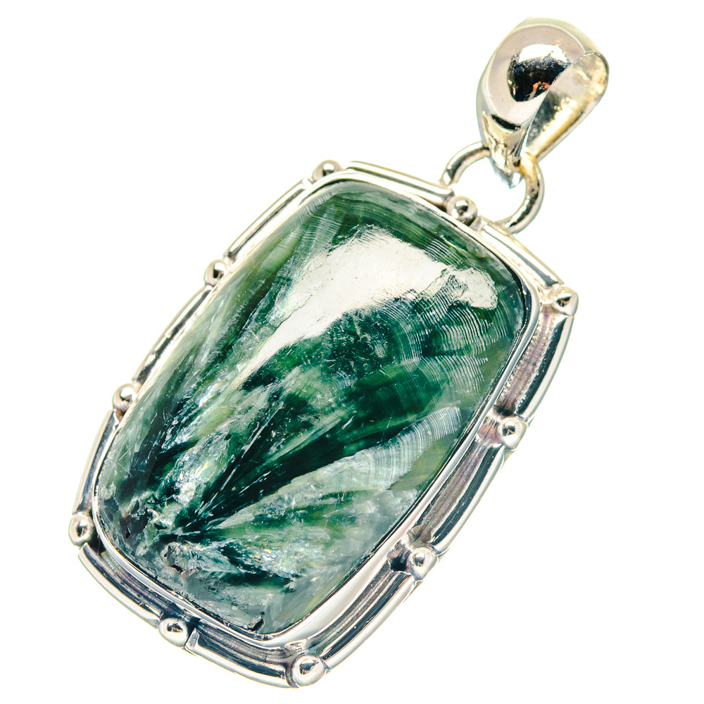Seraphinite Pendants handcrafted by Ana Silver Co - PD19117