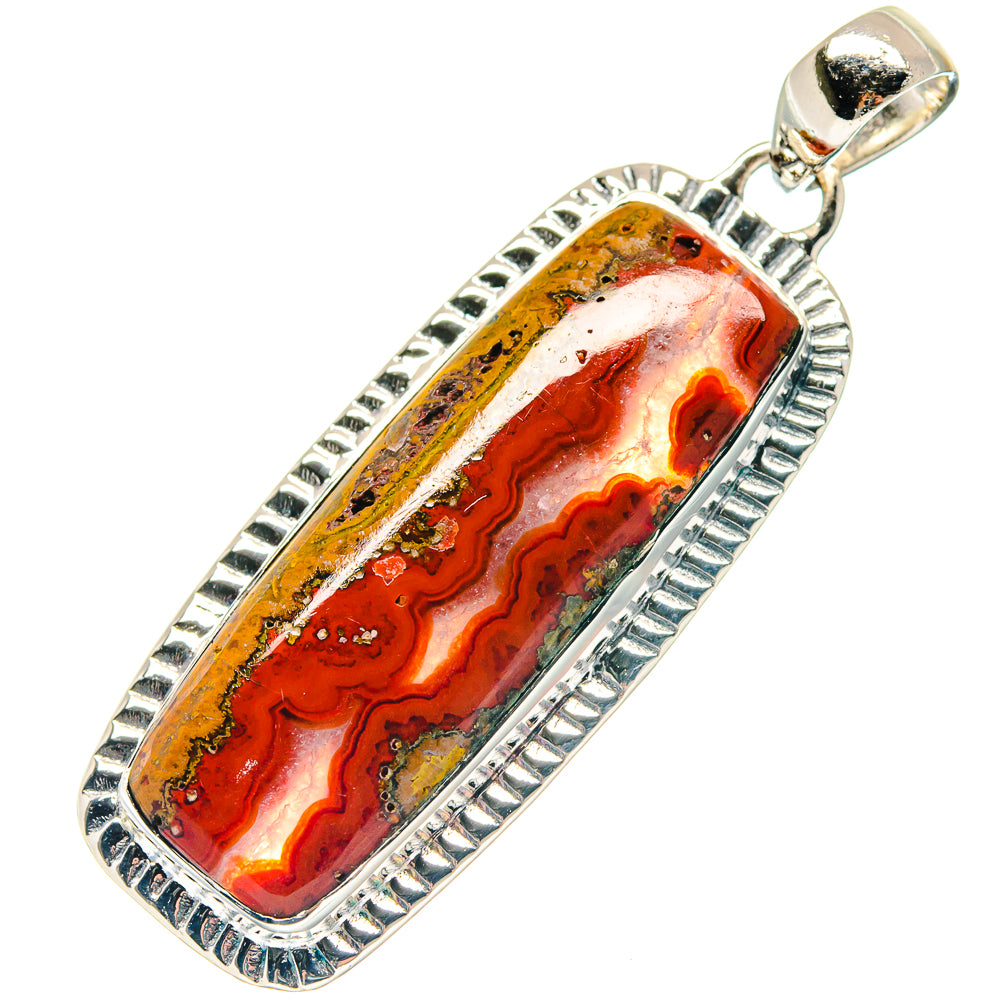 Moroccan Agate Pendants handcrafted by Ana Silver Co - PD19128