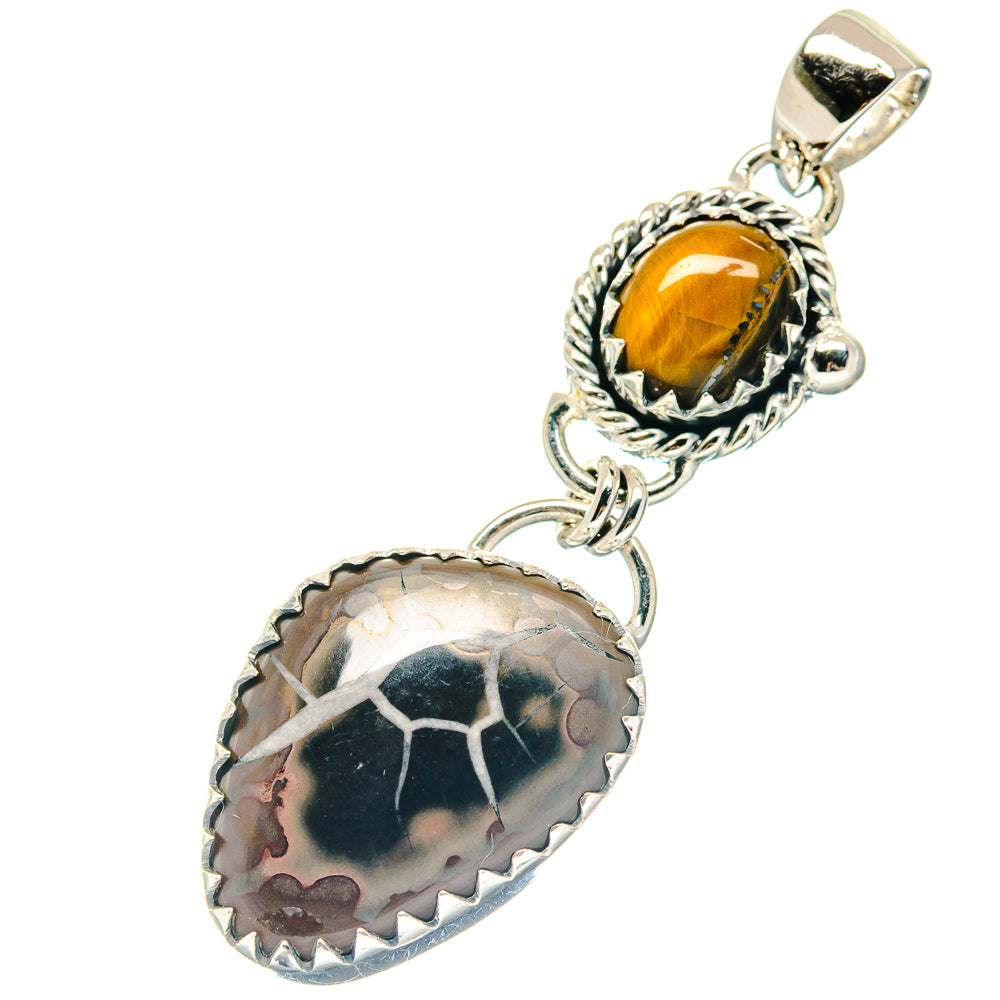 Septarian Geode Pendants handcrafted by Ana Silver Co - PD19130