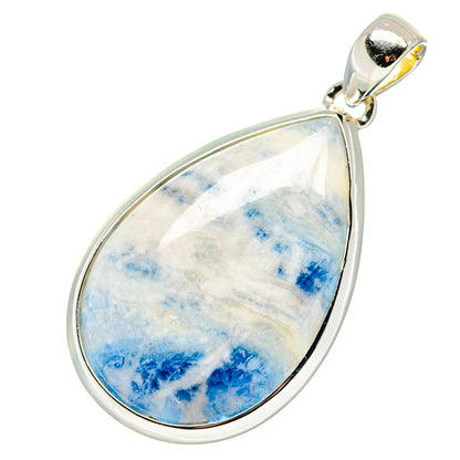 Blue Scheelite Pendants handcrafted by Ana Silver Co - PD19140