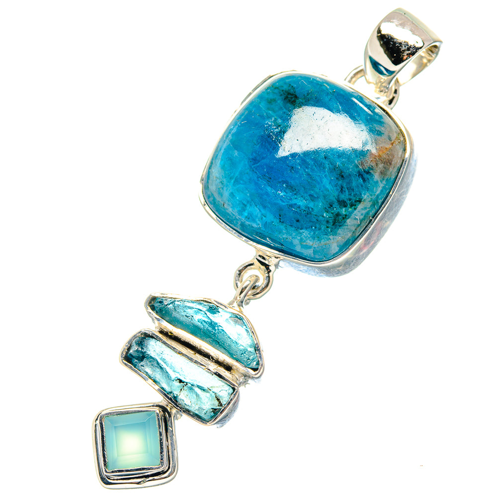 Chrysocolla Pendants handcrafted by Ana Silver Co - PD19145