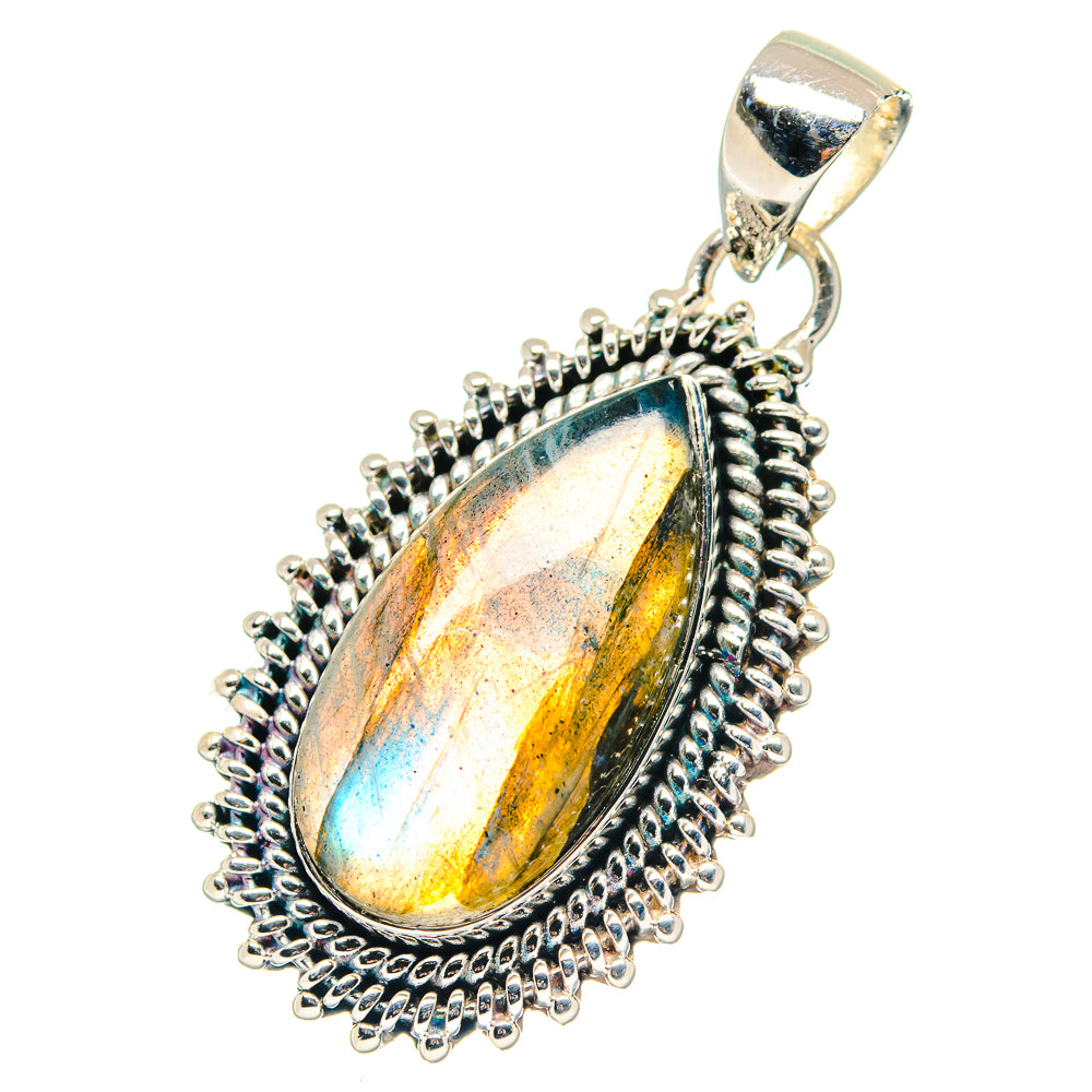 Labradorite Pendants handcrafted by Ana Silver Co - PD19149