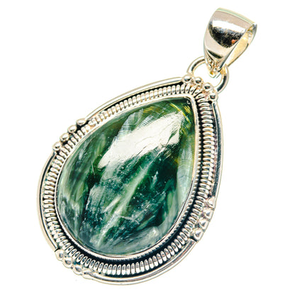Seraphinite Pendants handcrafted by Ana Silver Co - PD19167