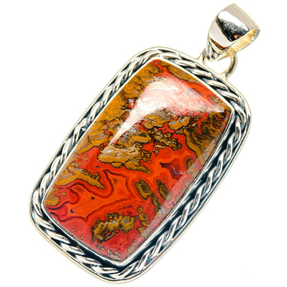 Moroccan Agate Pendants handcrafted by Ana Silver Co - PD19169