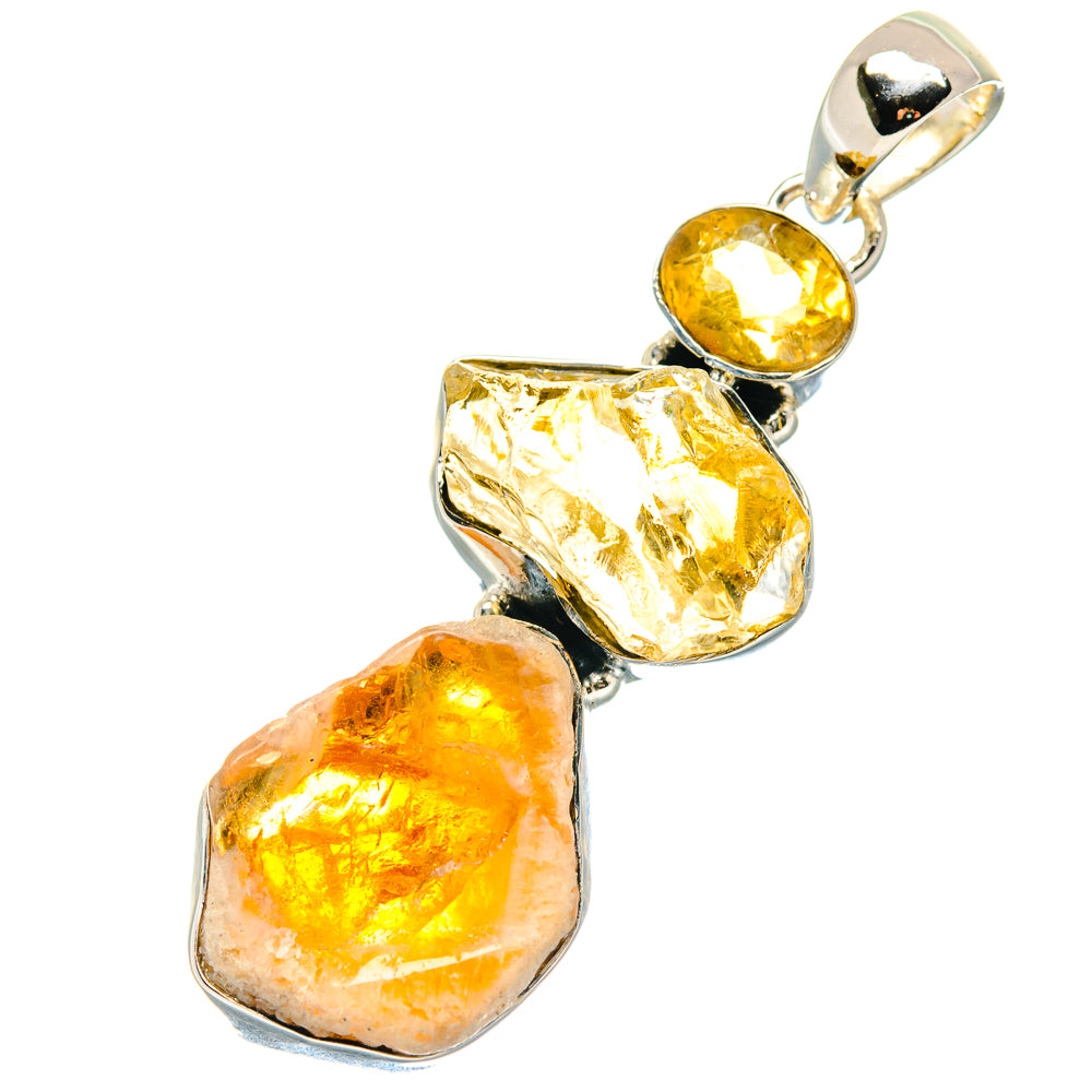 Citrine Pendants handcrafted by Ana Silver Co - PD19178