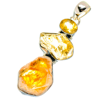 Citrine Pendants handcrafted by Ana Silver Co - PD19178