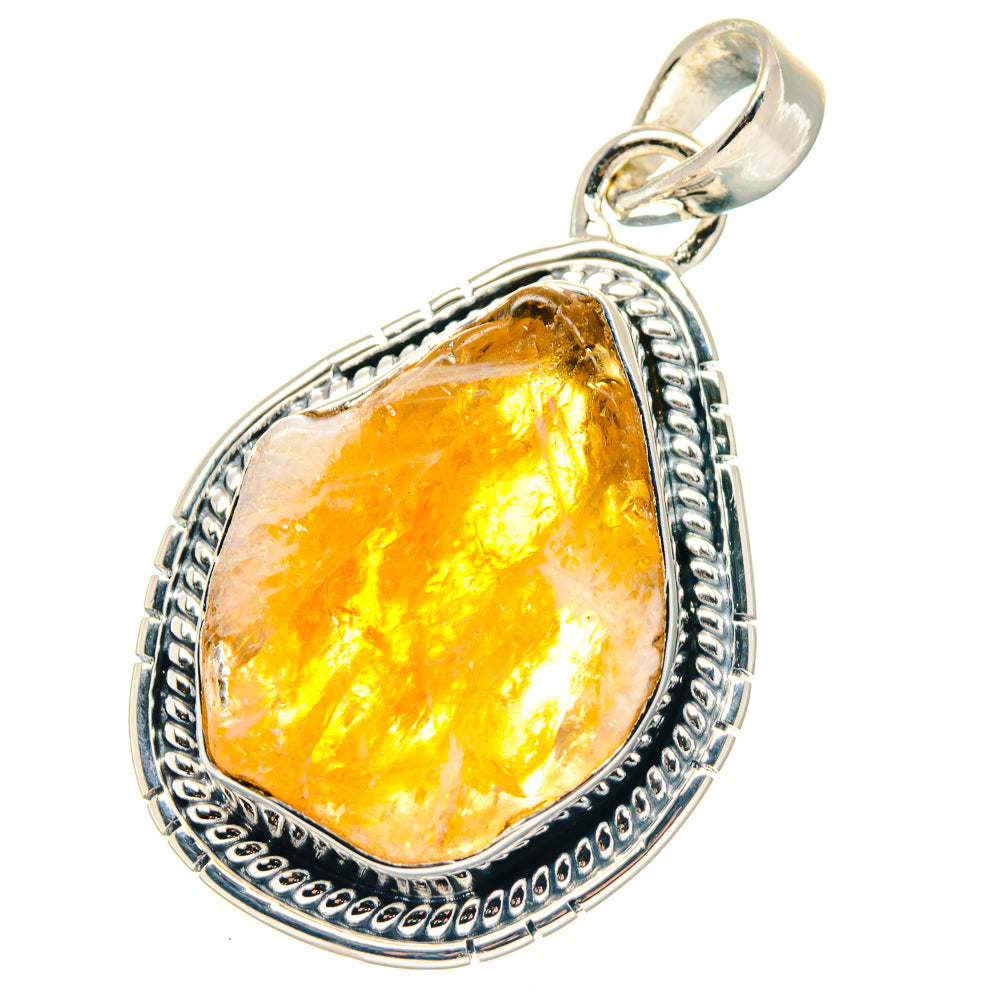 Citrine Pendants handcrafted by Ana Silver Co - PD19182