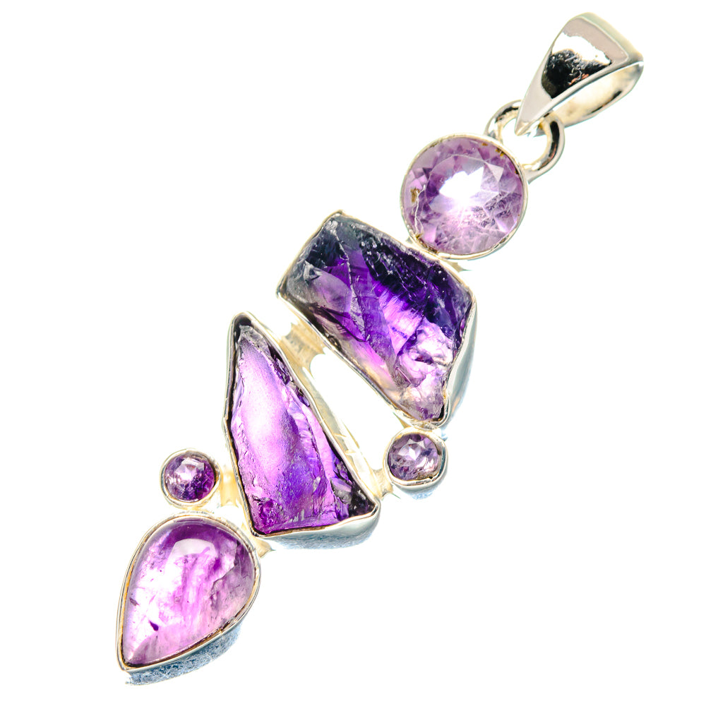 Amethyst Pendants handcrafted by Ana Silver Co - PD19202