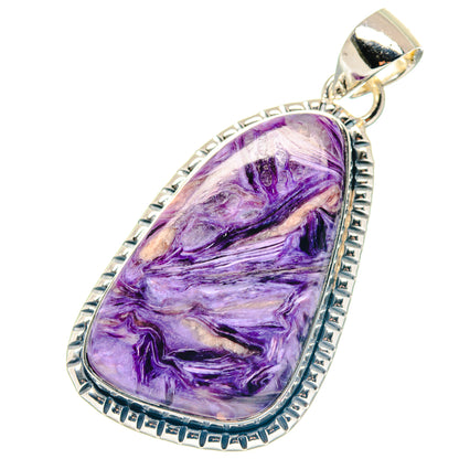 Charoite Pendants handcrafted by Ana Silver Co - PD19204