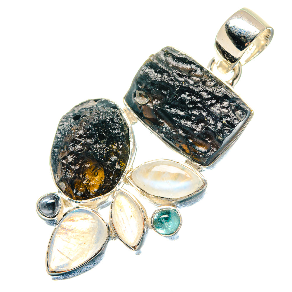 Tektite Pendants handcrafted by Ana Silver Co - PD19222