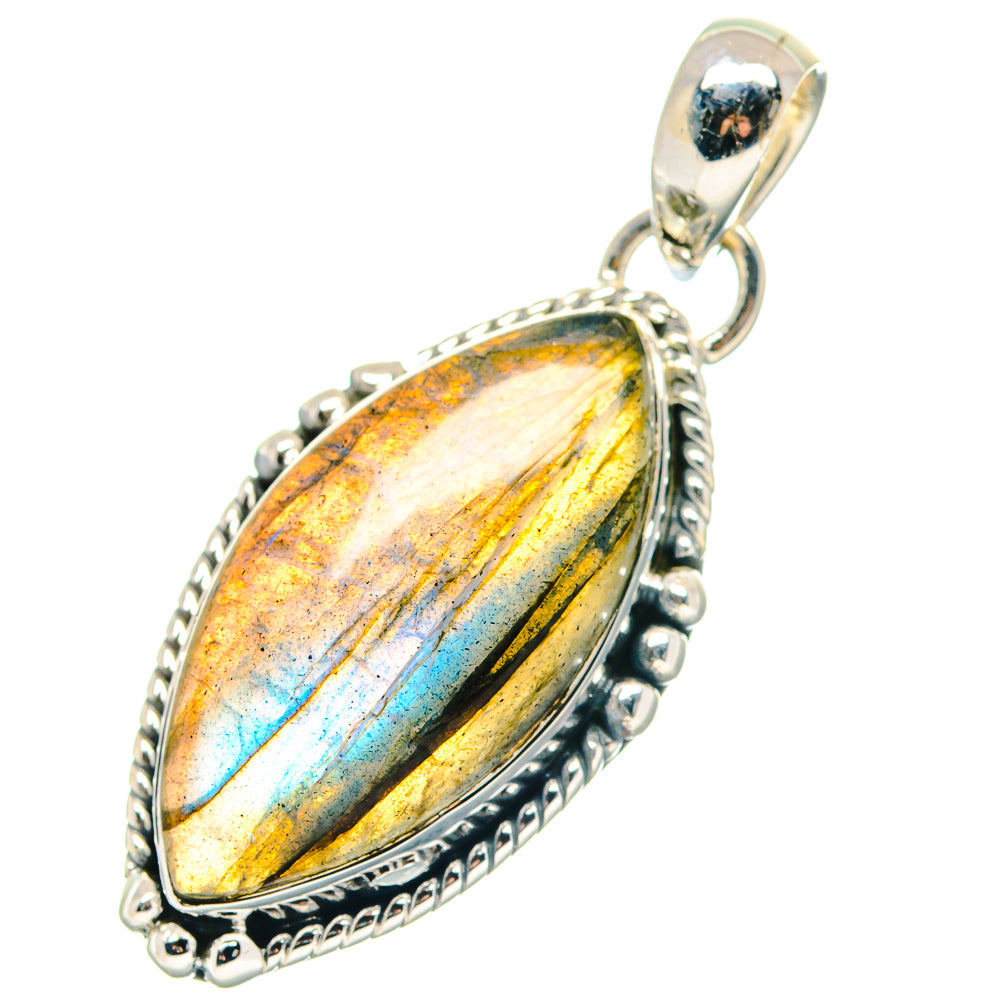 Labradorite Pendants handcrafted by Ana Silver Co - PD19246