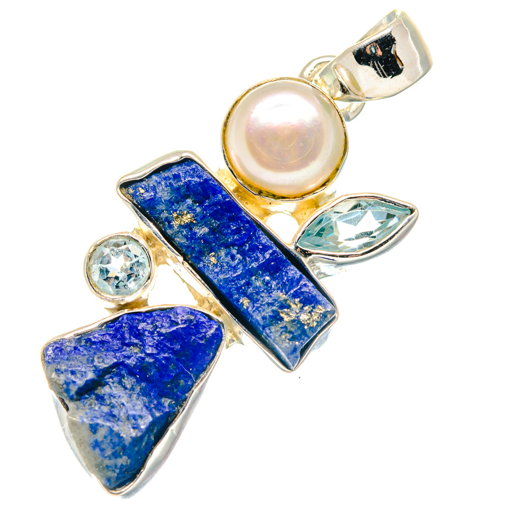 Lapis Lazuli Pendants handcrafted by Ana Silver Co - PD19248