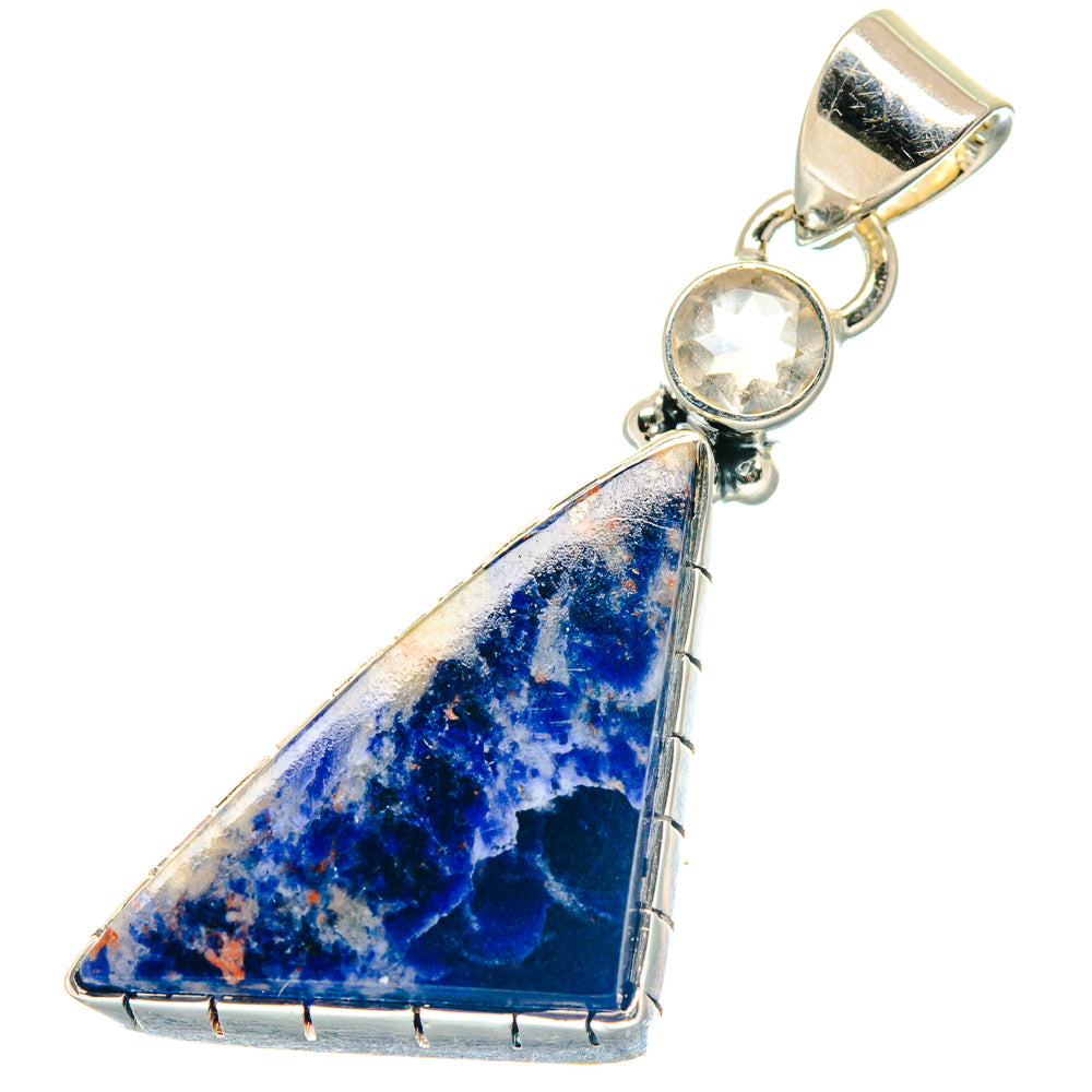 Sodalite Pendants handcrafted by Ana Silver Co - PD19249