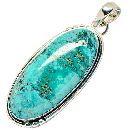 Tibetan Turquoise Pendants handcrafted by Ana Silver Co - PD19250