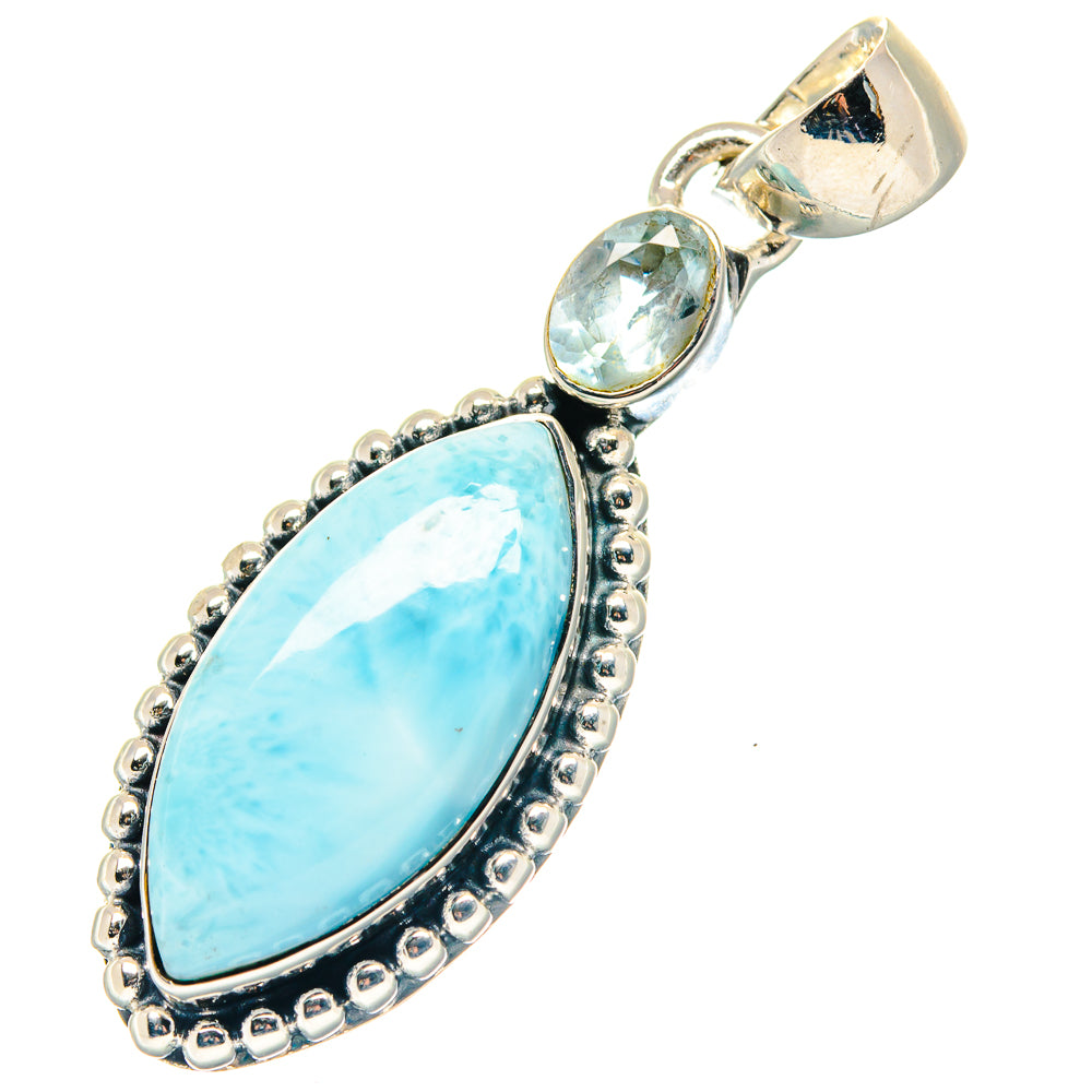 Larimar Pendants handcrafted by Ana Silver Co - PD19251