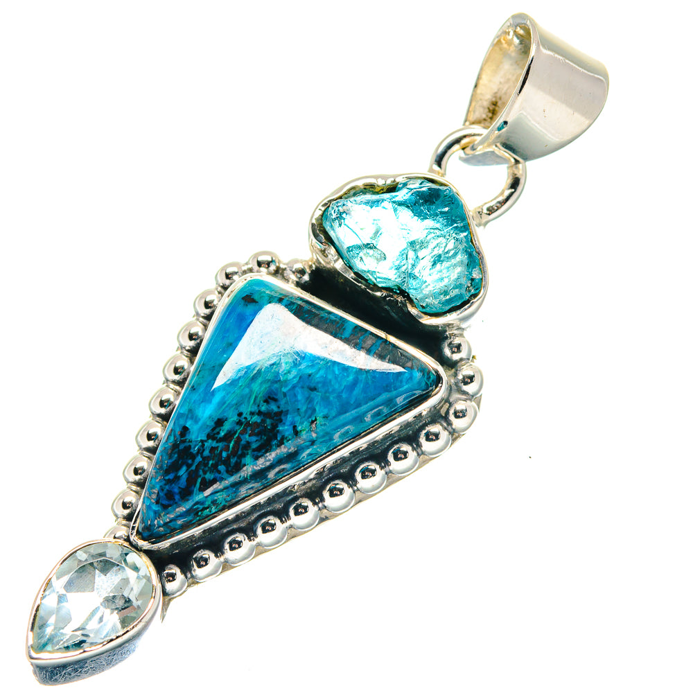 Shattuckite Pendants handcrafted by Ana Silver Co - PD19255