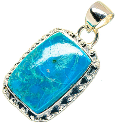 Chrysocolla Pendants handcrafted by Ana Silver Co - PD19256