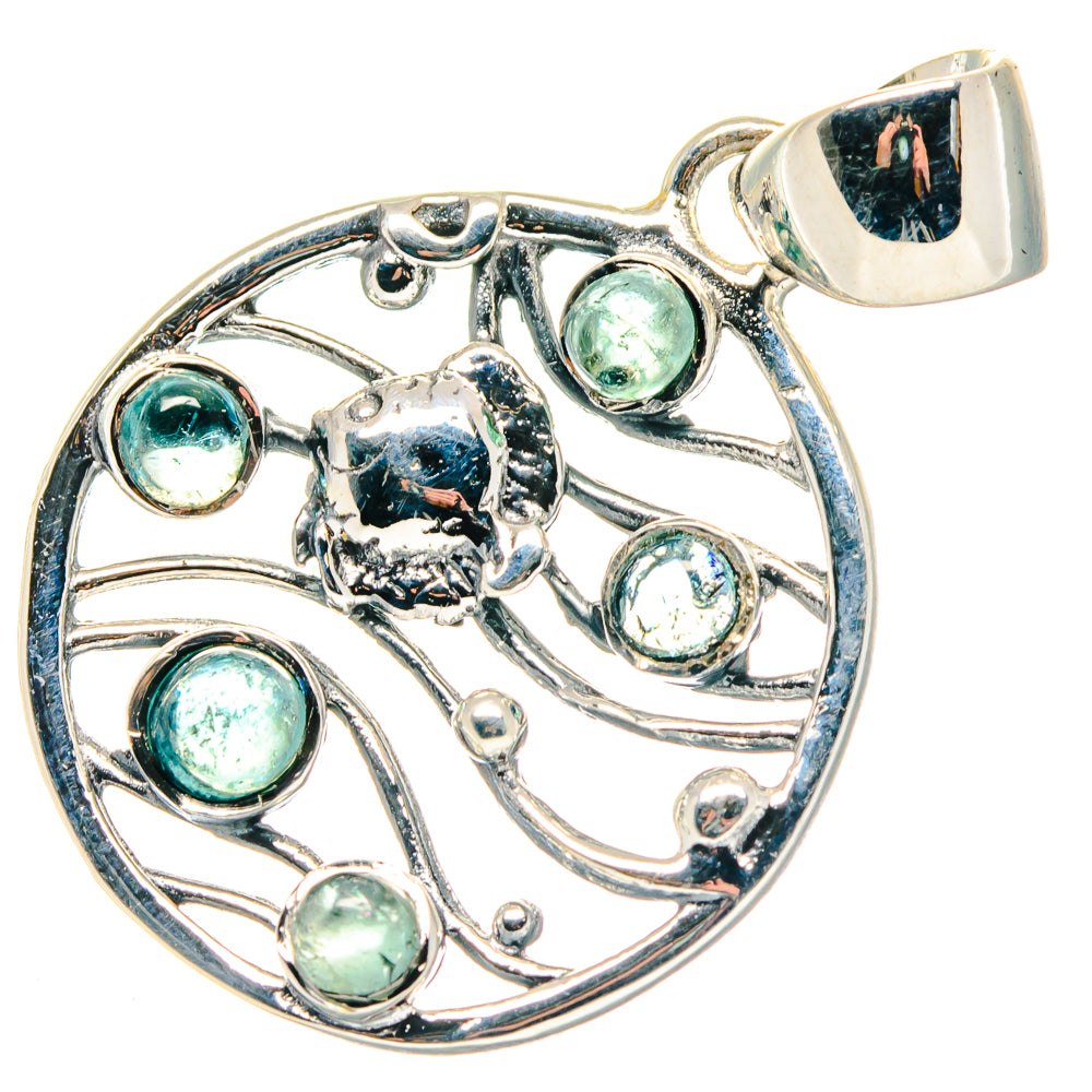 Aquamarine Pendants handcrafted by Ana Silver Co - PD19260