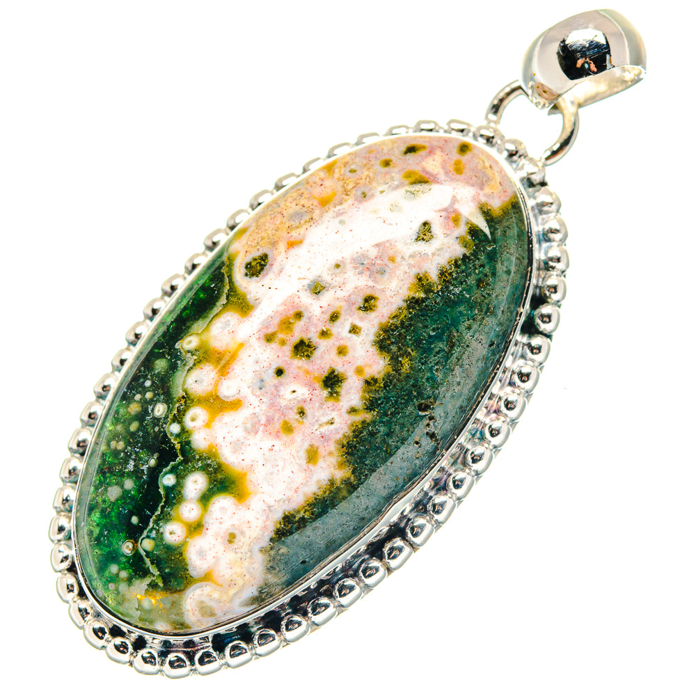 Ocean Jasper Pendants handcrafted by Ana Silver Co - PD19263
