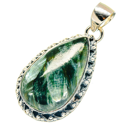 Seraphinite Pendants handcrafted by Ana Silver Co - PD19269