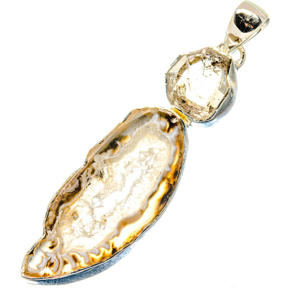 Occo Geode Pendants handcrafted by Ana Silver Co - PD19273